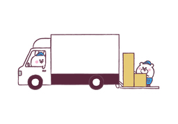 laden withのイラスト